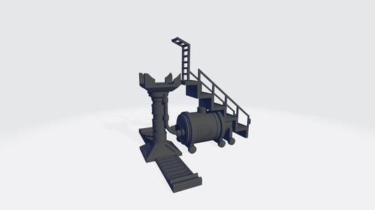 Star Wars Legion - Tie Fighter Refueling station