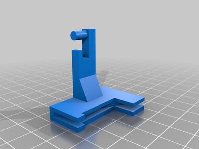 Ender 3 Filament Guide Bottom for Dual Gear Extruder