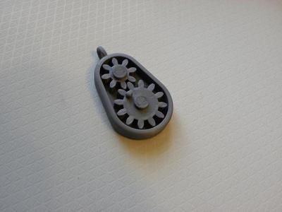 Fidget gearbox Keychain