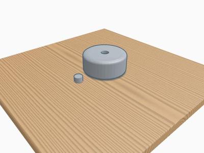Shuffleboard Puck(Can be weighed down by sand)