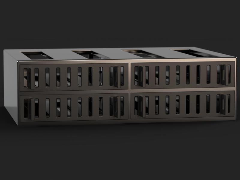 Hot Swap Drive Cage for 5.25 bay (4x 2.5 SFF Drives)