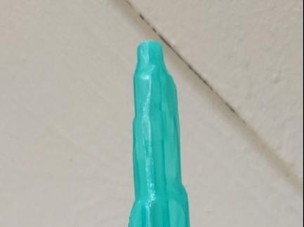 Low Poly Selenite Tower