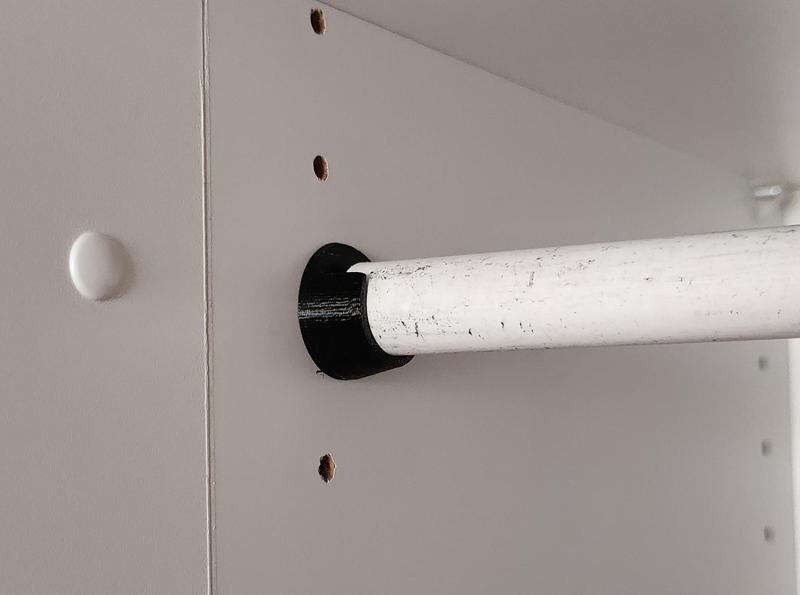 Halterung für eine Kleiderstange/ Bracket (Holder) for a clothes rail