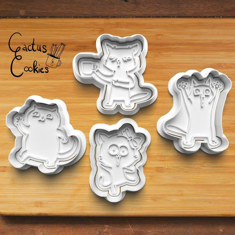 Cats Cookie Cutter set 0429