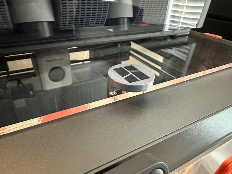 Bambu ARC Case top knob that anchors Bambu AMS toolbox