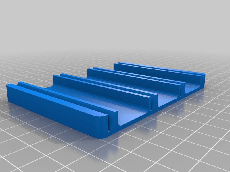 card holder rail for Ticket to ride tray