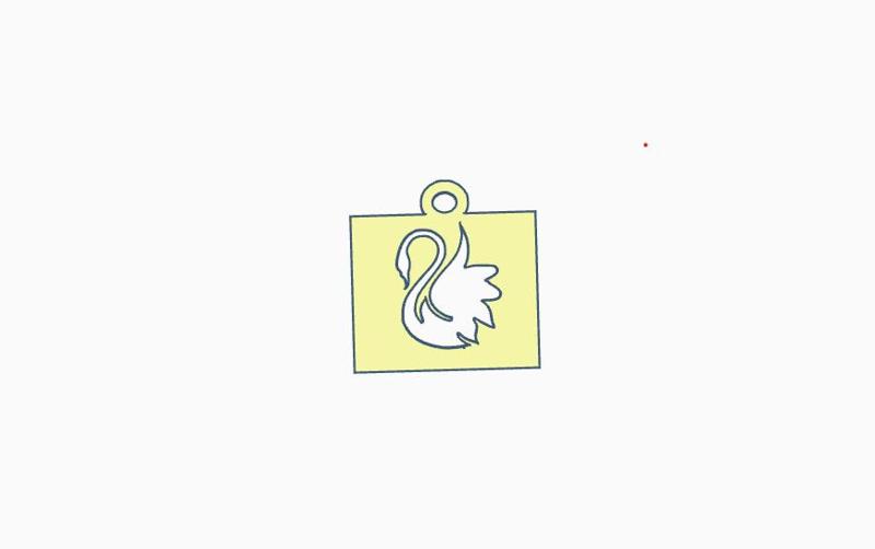 swan charm
