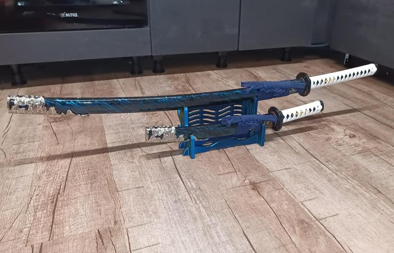 Custom-designed sword stand