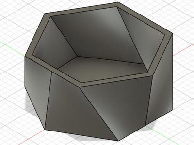 Basic Minimalist Desk Planter