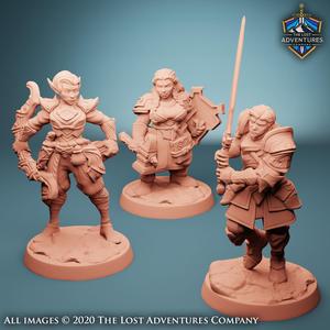 Heroes Set 2 (Set of 3) (Pre-Supported)