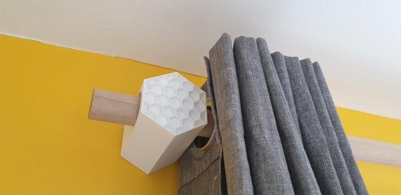 Support tringle rideau  Curtain rod holder