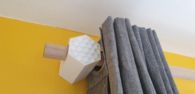 Support tringle rideau  Curtain rod holder