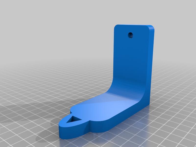 Laser wall mount self leveling