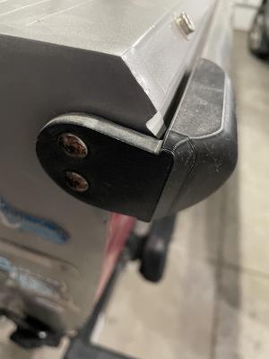 Crestliner fishing boat rear bumper cover
