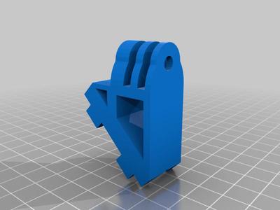 Gopro mount on 12,2 mm diameter
