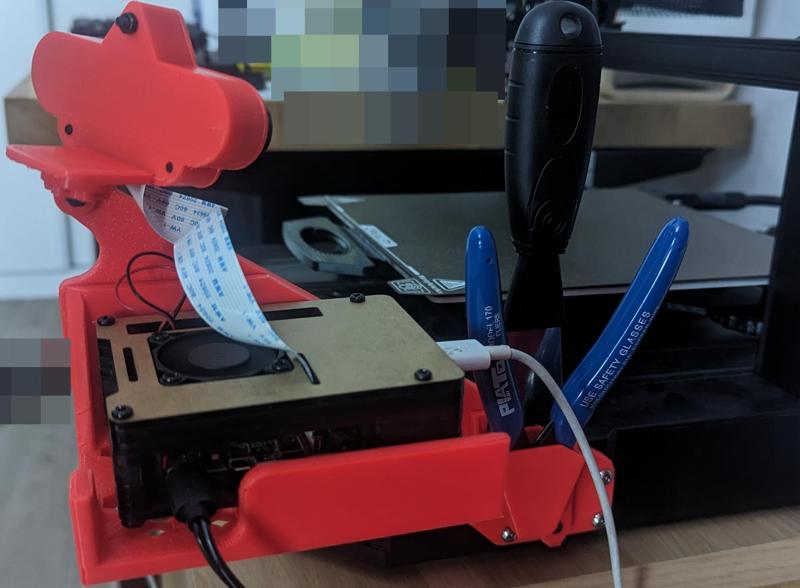 3in1 : Raspberry, Tool, Camera (klipper) holder for Ender 3s1