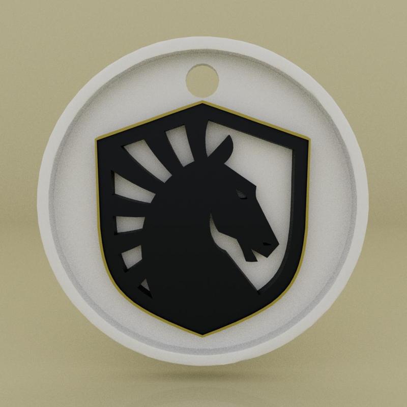 Team Liquid logo keychain