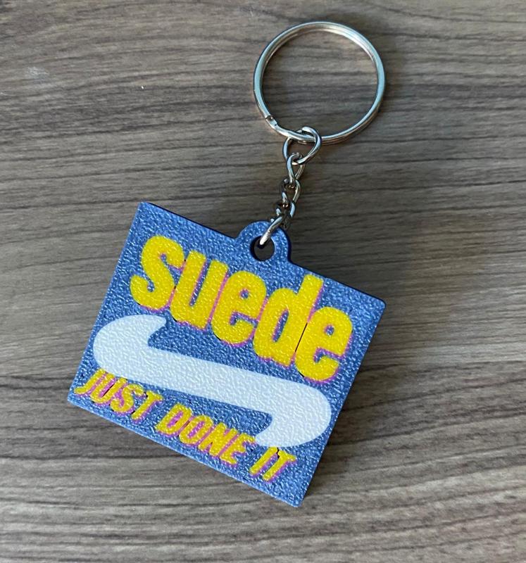 SUEDE keychain