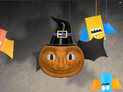Grumpy gummy halloween pumpkin