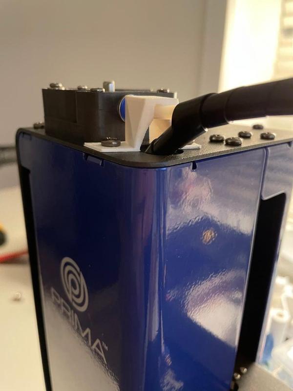 Filament feed tube support for the MP Select Mini / Malyan M200 / Prima P120