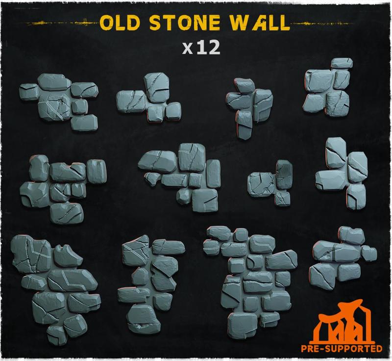 Old Stone Wall -Basing Bits 1.0