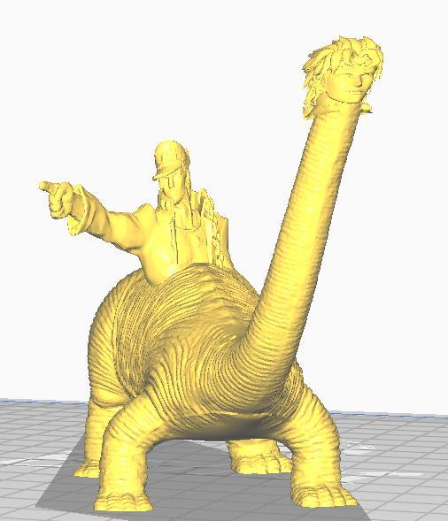 Dio Bronto with Jotaro