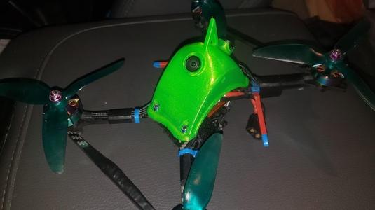 Floss V3 NANO & MICRO Foxeer 48.75 Degree fixed mount Canopy  W/ Micro axii. Will fit 30x30