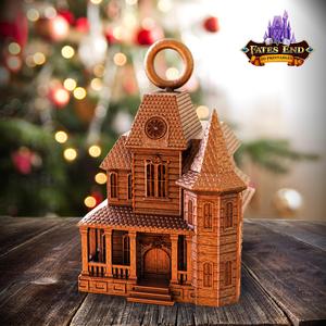 Haunted House Ornament - SUPPORT FREE!