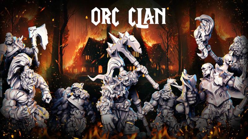 Orc Clan - Resin Terrain and Minis
