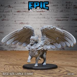 Sphinx Prime ‧ DnD Miniature ‧ Tabletop Miniatures ‧ Gaming Monster ‧ 3D Model ‧ RPG ‧ DnDminis ‧ STL FILE