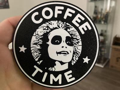 Coffee time coaster