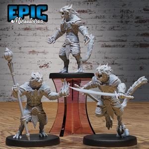 Rakshasa Set ‧ DnD Miniature ‧ Tabletop Miniatures ‧ Gaming Monster ‧ 3D Model ‧ RPG ‧ DnDminis ‧ STL FILE