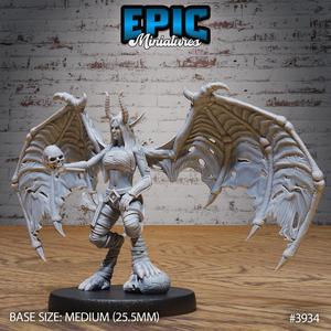 Demon Huntress ‧ DnD Miniature ‧ Tabletop Miniatures ‧ Gaming Monster ‧ 3D Model ‧ RPG ‧ DnDminis ‧ STL FILE