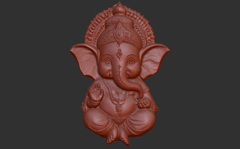 god ganesha pentant