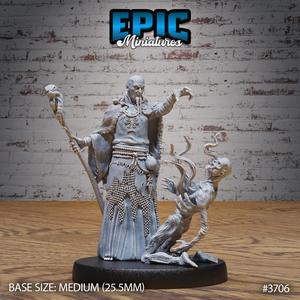 Necronomicon Heir Drain ‧ DnD Miniature ‧ Tabletop Miniatures ‧ Gaming Monster ‧ 3D Model ‧ RPG ‧ DnDminis ‧ STL FILE