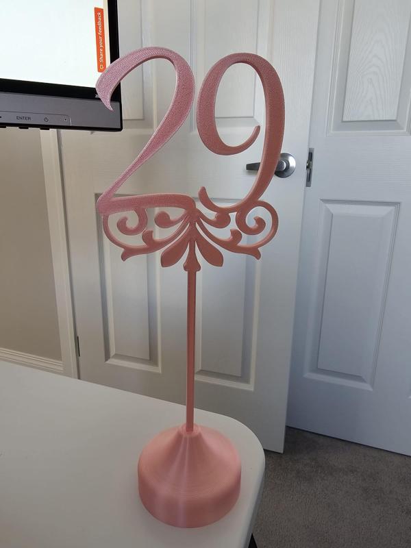 More Table Numbers