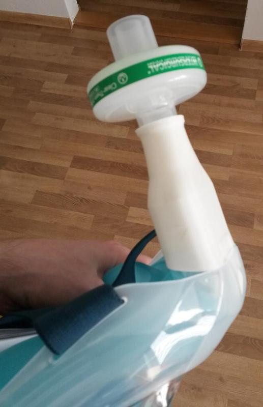 Decathlon Easybreath 500 mask adapter for HME filters