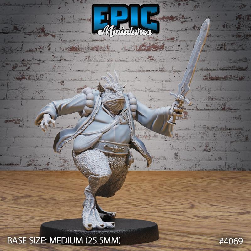 Marid Classic Attack ‧ DnD Miniature ‧ Tabletop Miniatures ‧ Gaming Monster ‧ 3D Model ‧ RPG ‧ DnDminis ‧ STL FILE