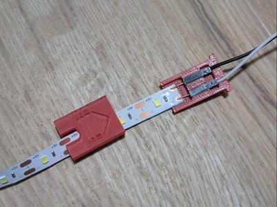 Dupont wire LED Strip (8mm-10mm 2 pins) Connector 