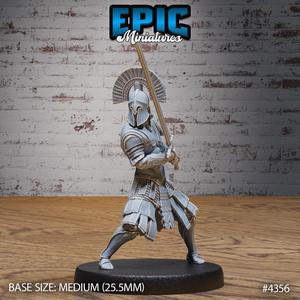 Olympian Soldier Sword ‧ DnD Miniature ‧ Tabletop Miniatures ‧ Gaming Monster ‧ 3D Model ‧ RPG ‧ DnDminis ‧ STL FILE
