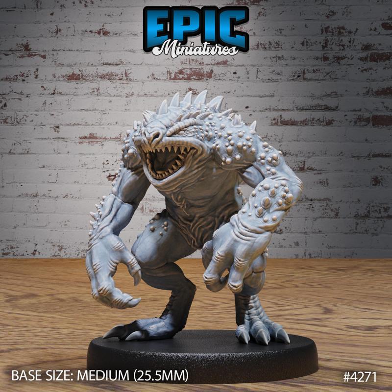 Sewer Beast ‧ DnD Miniature ‧ Tabletop Miniatures ‧ Gaming Monster ‧ 3D Model ‧ RPG ‧ DnDminis ‧ STL FILE