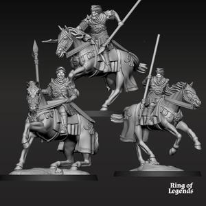 3x Snake Rider on Horse - Mounted | Snake Army | Fantasy | Ring of Legends