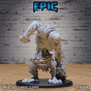 Big Flesh Ghoul Mutation ‧ DnD Miniature ‧ Tabletop Miniatures ‧ Gaming Monster ‧ 3D Model ‧ RPG ‧ DnDminis ‧ STL FILE
