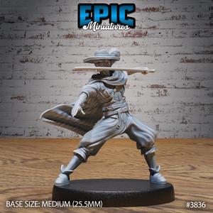 Musketeer Adventurer Attack ‧ DnD Miniature ‧ Tabletop Miniatures ‧ Gaming Monster ‧ 3D Model ‧ RPG ‧ DnDminis ‧ STL FILE