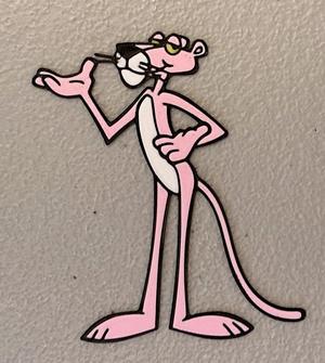 Multicolor Pink Panther Magnet