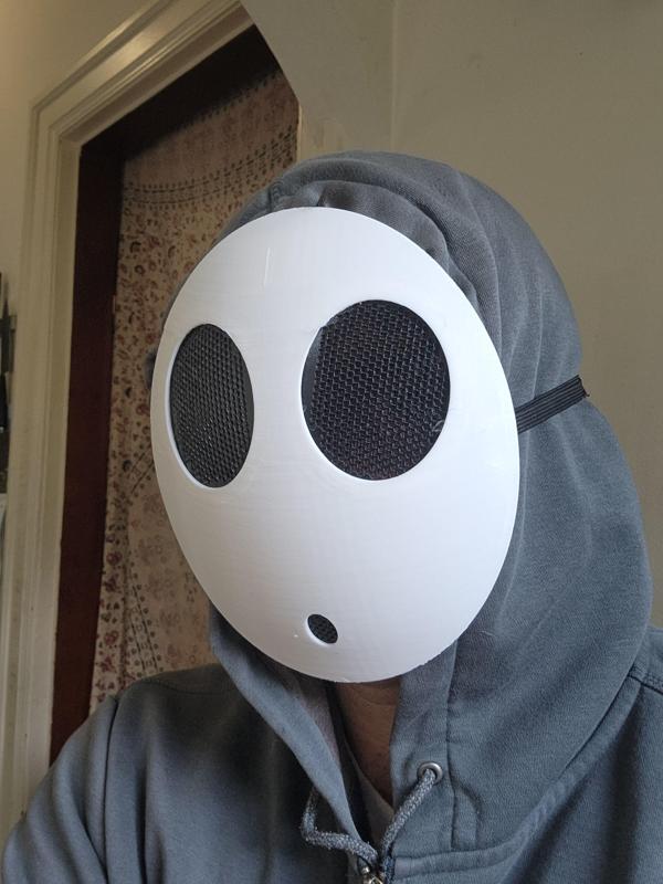 Shy Guy Halloween mask