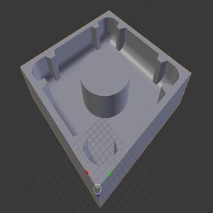 Lego Duplo 2x2 compatible brick adapter (bottom holes only)