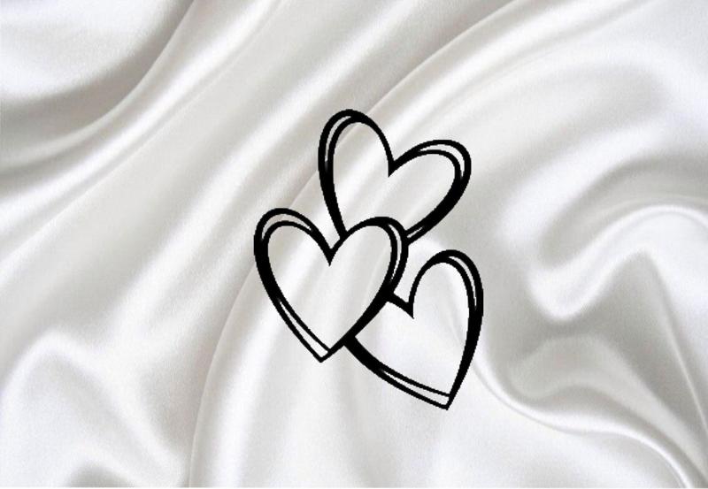 love hearts mural