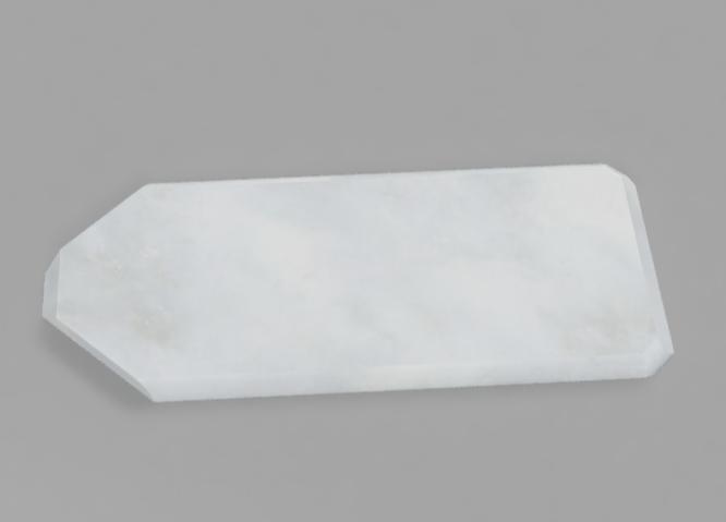 Double sided ergonomic bed scraper