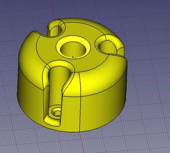 Desktop swing arm lamp base